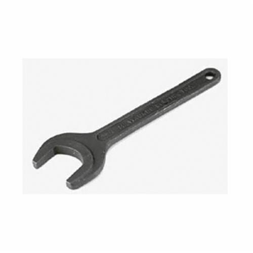 Milwaukee® 49-96-0365 Router Collet Open End Wrench, 1-1/8 in Wrench, 15 deg Offset, 6.65 in L, Drop Forged Steel, Gray, ASME B107.6